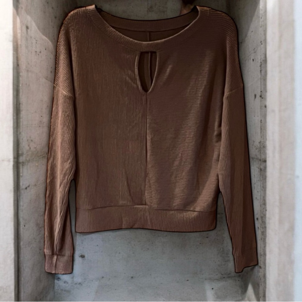 PST Cozy Mixed Ribbed Sweater Sample - Picture 2 of 15